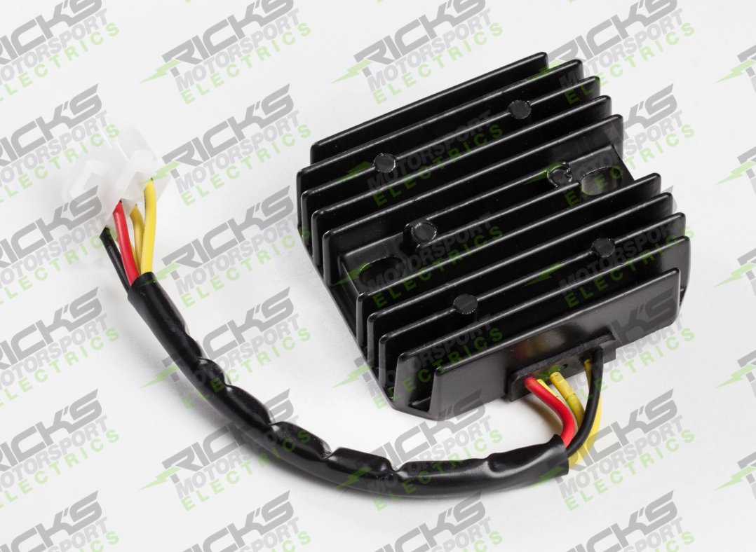 Rick's Motorsports Electrics Universal OEM Style Rectifier-Regulator for Kawasaki KZ1000 '77-83, GPZ1100 '82-88 Rick's Motorsports Electrics Universal OEM Style Rectifier-Regulator for Kawasaki KZ1000 '77-83, GPZ1100 '82-88
